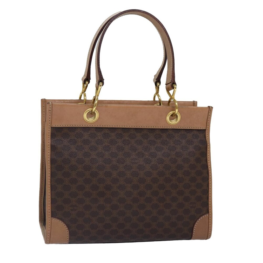 Celine Vintage Macadam Canvas and Leather